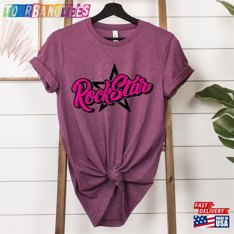 Rock Star Shirt And Roll Music Lover Classic T-Shirt 29Uf174035 – Utopia Fashion