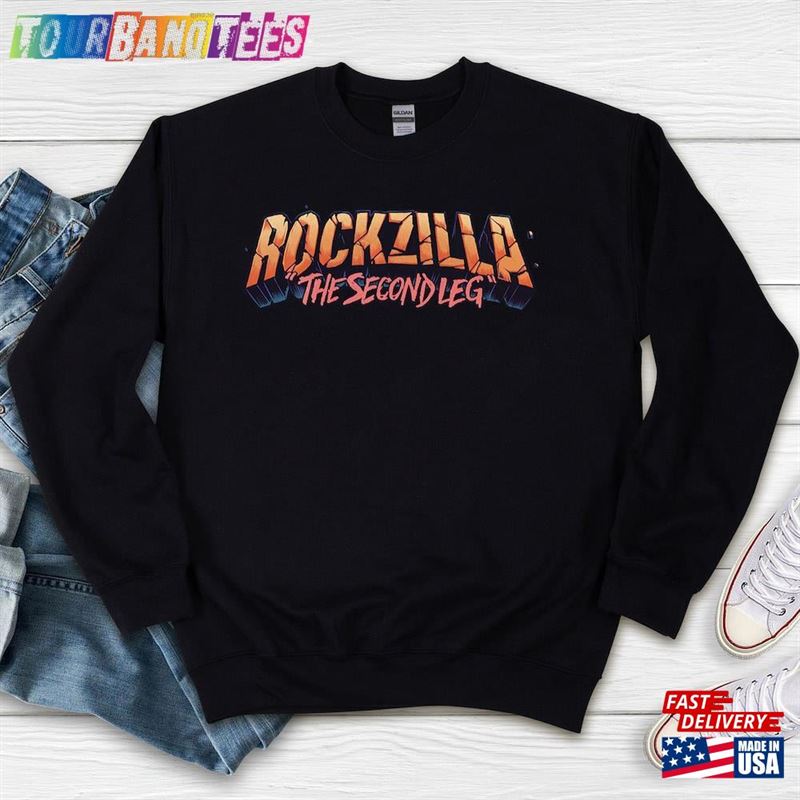 Rock Zilla Tour Shirt Rockz Illa The Sec Ond L Eg Pa Ro Ach Fal Ling In Reve Rse Unisex Sweatshirt 29Uf172487 – Utopia Fashion