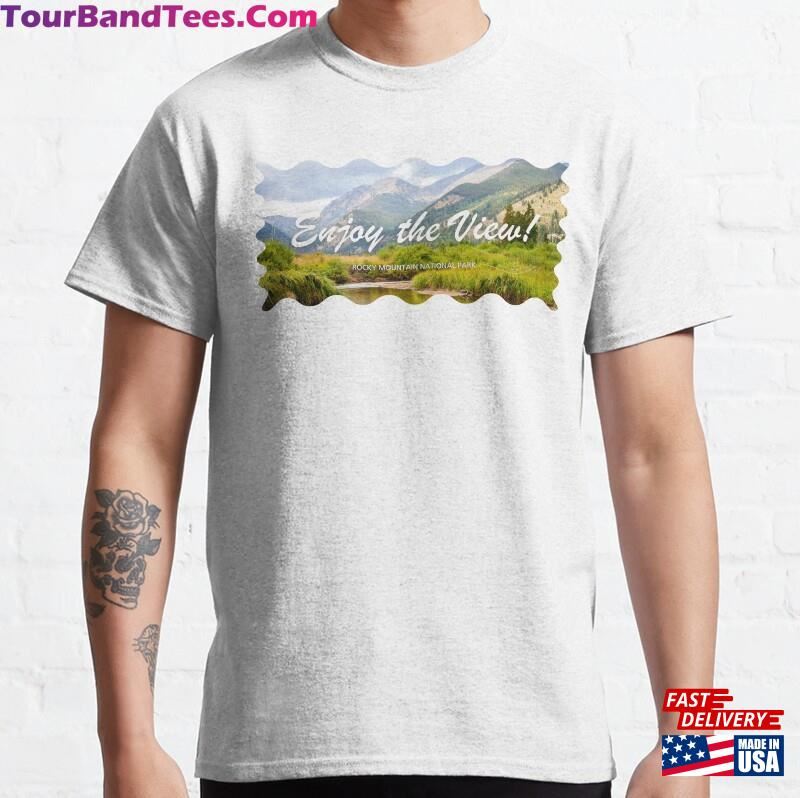 Rocky Mountain National Park Enjoy The View River Photograph Classic T-Shirt Hoodie 29Uf177668 – Utopia Fashion