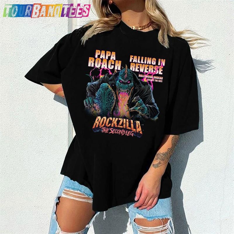 Rockzilla The Second Leg Tour Shirt T-Shirt Sweatshirt Hoodie 29Uf174244 – Utopia Fashion