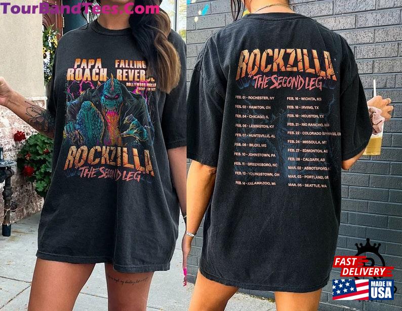 Rockzilla The Second Leg Tour Sweatshirt T-Shirt 29Uf170082 – Utopia Fashion