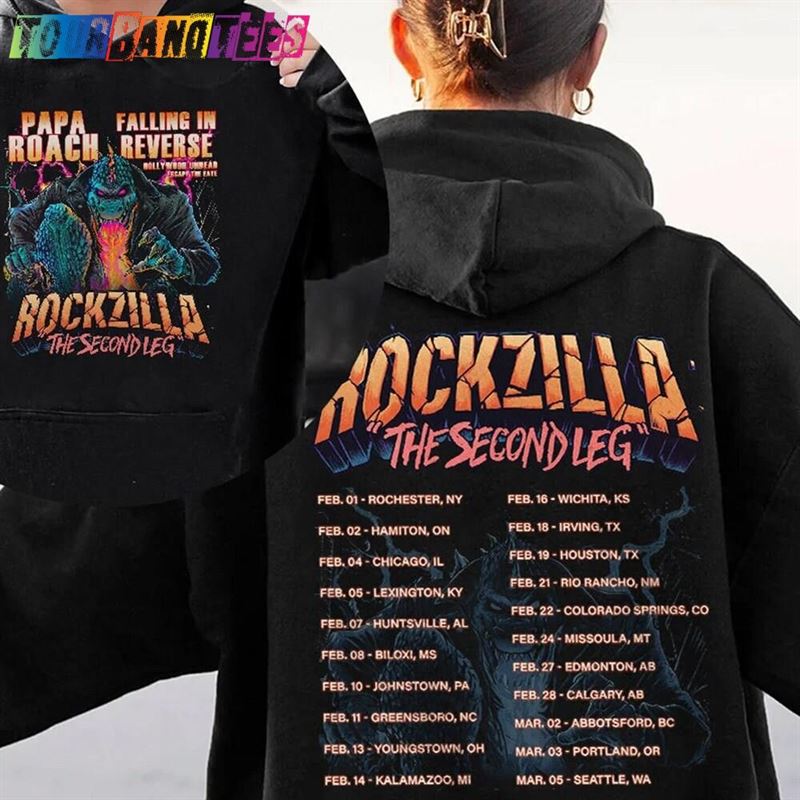 Rockzilla The Second Leg Tour Tee Shirt For Fan Sweatshirt T-Shirt 29Uf174715 – Utopia Fashion