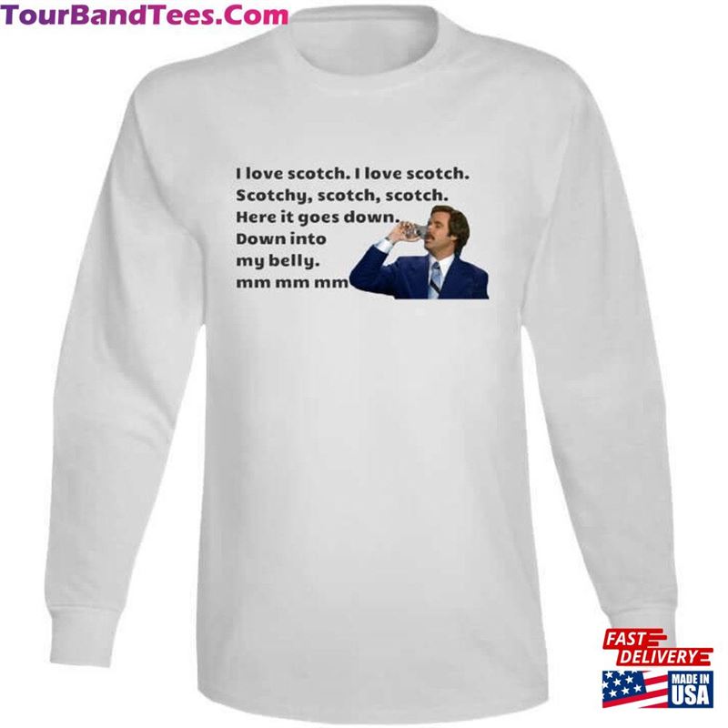 Ron Burgundy Scotchy Scotch Funny Retro Comedy Movie T-Shirt Classic Hoodie 29Uf182417 – Utopia Fashion