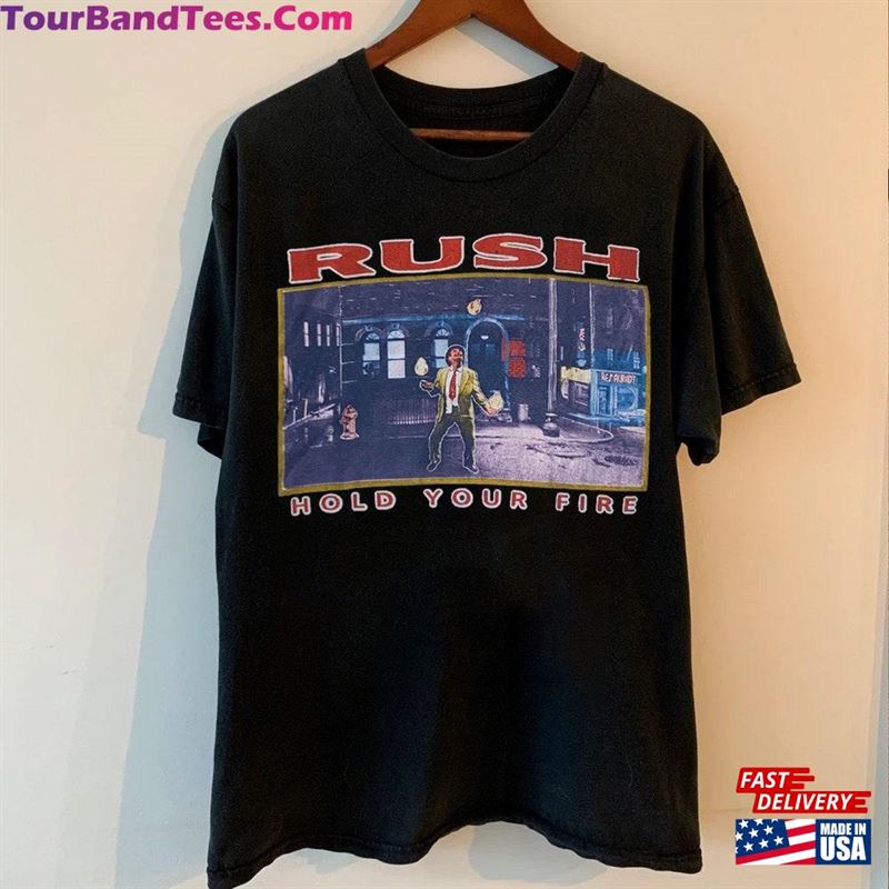 Rush Hold Your Fire North American Tour T-Shirt Navy Unisex Hoodie 29Uf166966 – Utopia Fashion