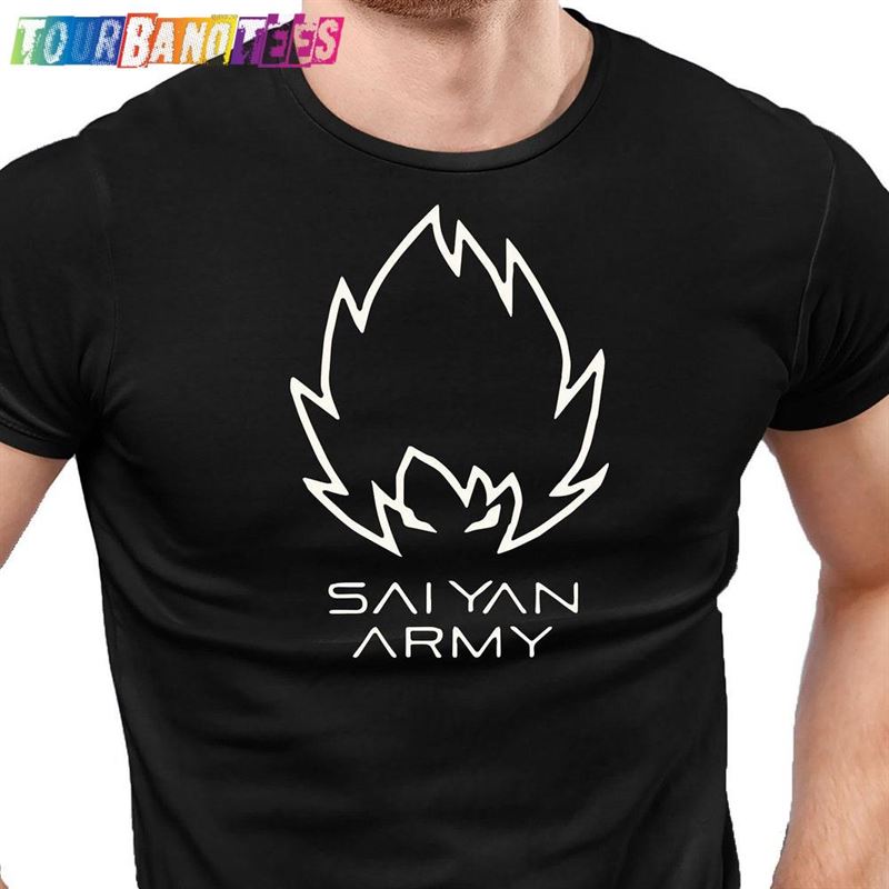 Saiyan Army Gym T-Shirt Men’S Fitness Tee Shirt Gamers Shirts Geek Training Top Funny Anime Unisex 29Uf179129 – Utopia Fashion