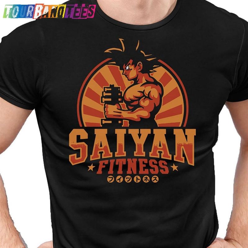 Saiyan Fitness Gym T-Shirt Men’S Tee Shirt Gamers Shirts Geek Training Top Funny Anime Unisex 29Uf175091 – Utopia Fashion