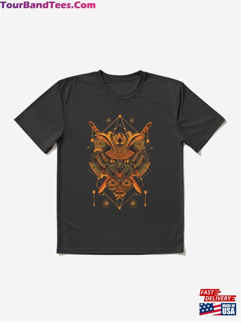 Samurai Cat Active T-Shirt Unisex 29Uf186850 – Utopia Fashion