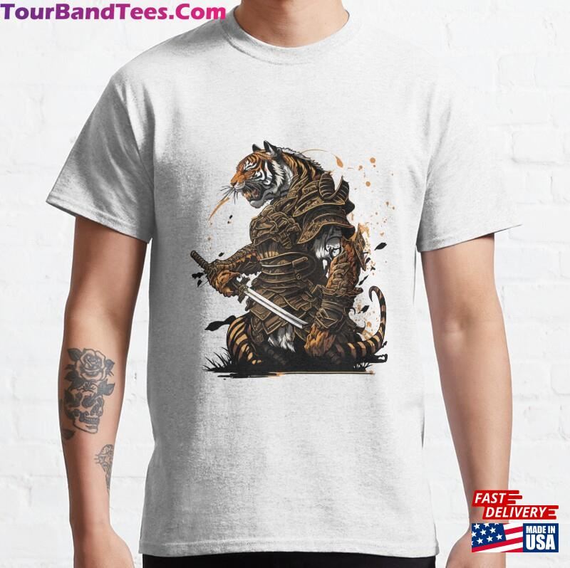 Samurai Tiger Warrior Design Classic T-Shirt 29Uf172500 – Utopia Fashion