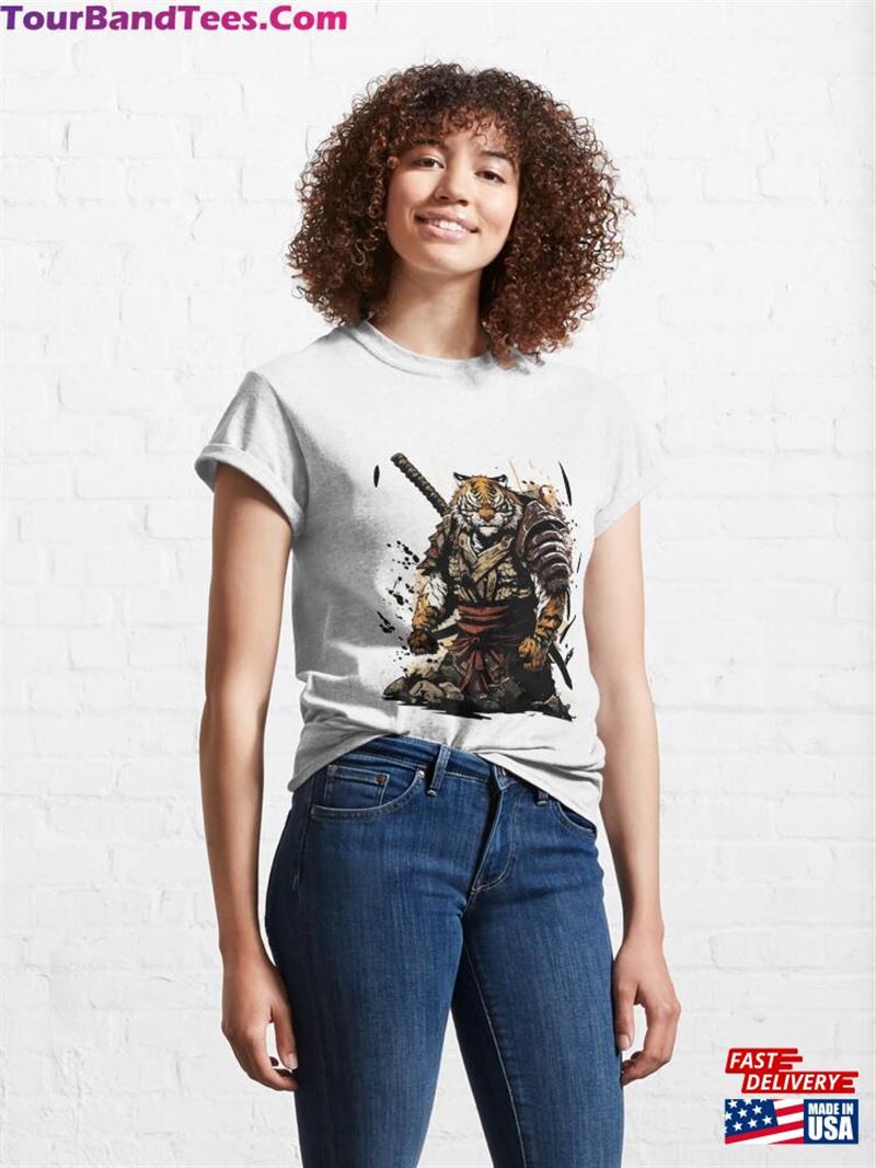 Samurai Tiger Warrior Design Classic T-Shirt Hoodie 29Uf172363 – Utopia Fashion