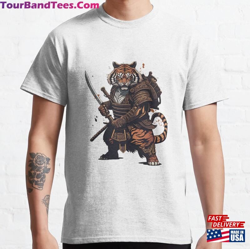 Samurai Tiger Warrior Design Classic T-Shirt Unisex Hoodie 29Uf172560 – Utopia Fashion