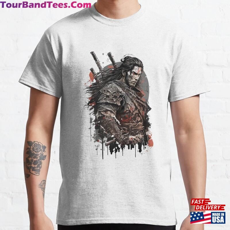 Samurai Warrior Design Classic T-Shirt Sweatshirt 29Uf165909 – Utopia Fashion