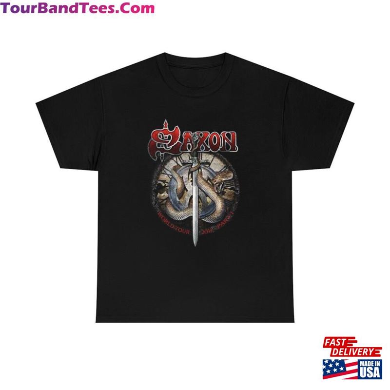 Saxon Call To Arms World Tour Iron Maiden Diamond Head Unisex T-Shirt Black Navy White Classic 29Uf167310 – Utopia Fashion