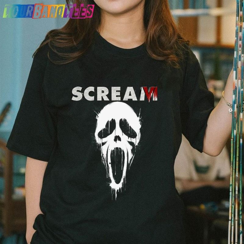 Scream Vi Horror Movie T-Shirt Ghost Face Grafiti Sweatshirt 29Uf178498 – Utopia Fashion