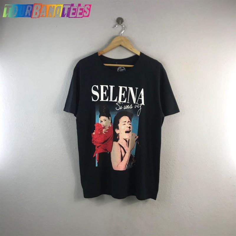 Selena Si Una Vez Queen Of Tejano Music R B Pop Vintage Rap Concert Tour Album Artist Casual Fashion Band Top Tees Tshirt Black Large Classic T-Shirt 29Uf174433 – Utopia Fashion