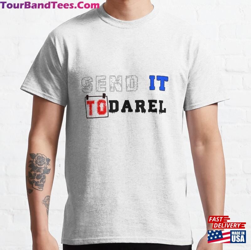 Send It To Darrell Motocross Racing Sticker Classic T-Shirt Hoodie 29Uf186888 – Utopia Fashion