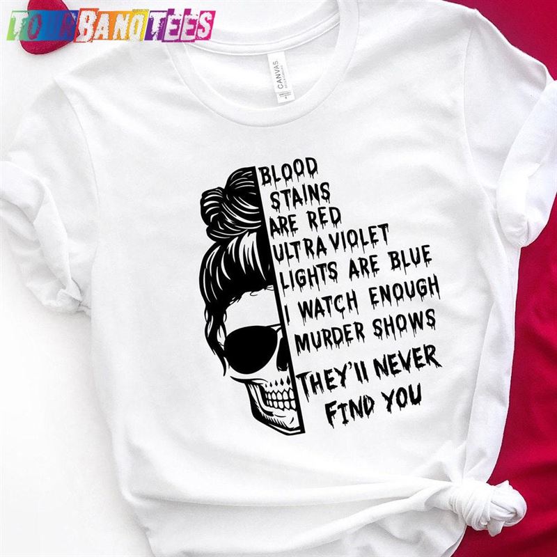 Serial Killer T-Shirt Messy Bun Shirt Horror Movie Sweatshirt Hoodie 29Uf177175 – Utopia Fashion