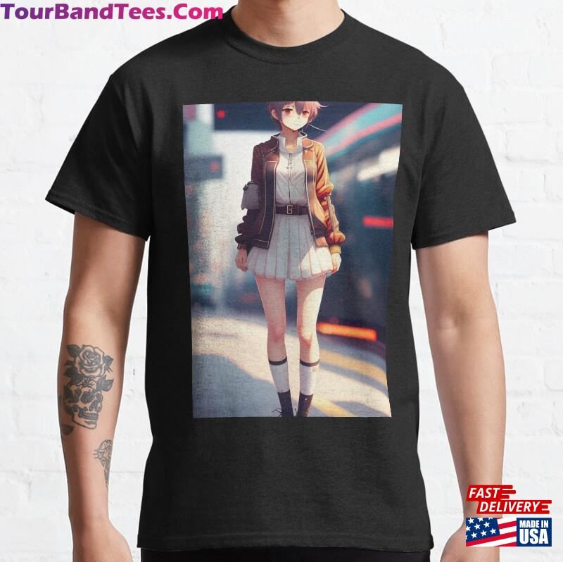 Sexy Japanese Anime Otaku Add Some Beauty To Your Office With Desk Accessories Featuring Printed Painted Portraits Of Beautiful Girls Classic T-Shirt Sweatshirt 29Uf187037 – Utopia Fashion