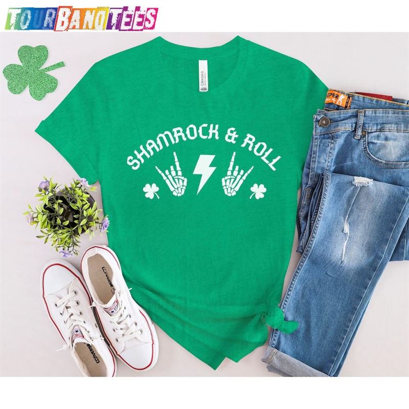 Shamrock N Roll St Patrick Day T-Shirt Patty Shirt Hoodie Unisex 29Uf180978 – Utopia Fashion