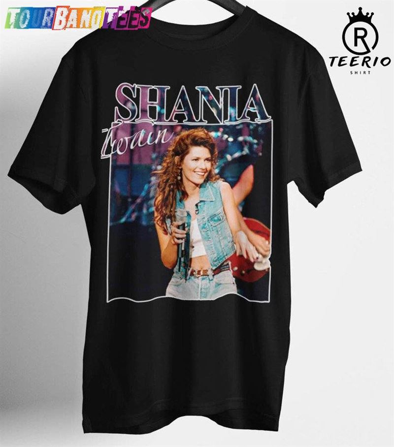 Shania Twain Tour Shirt Queen Of Me Crewneck Short Sleeve T-Shirt Unisex 29Uf174520 – Utopia Fashion