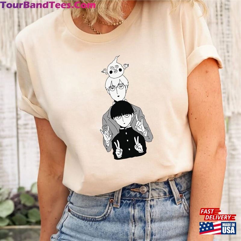 Shigeo And Reigen With Dimple T-Shirt Hoodie Sweatshirt 29Uf177747 – Utopia Fashion