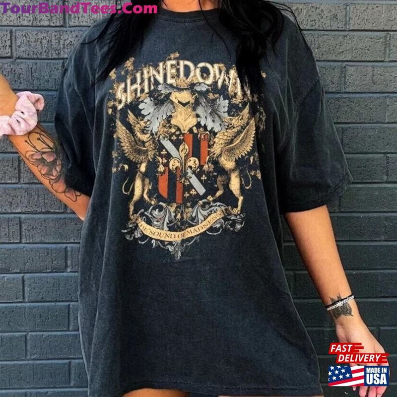 Shinedown Band 90Er Vintage Shirt T-Shirt Rock Musik Konzert Sweatshirt Classic 29Uf170178 – Utopia Fashion