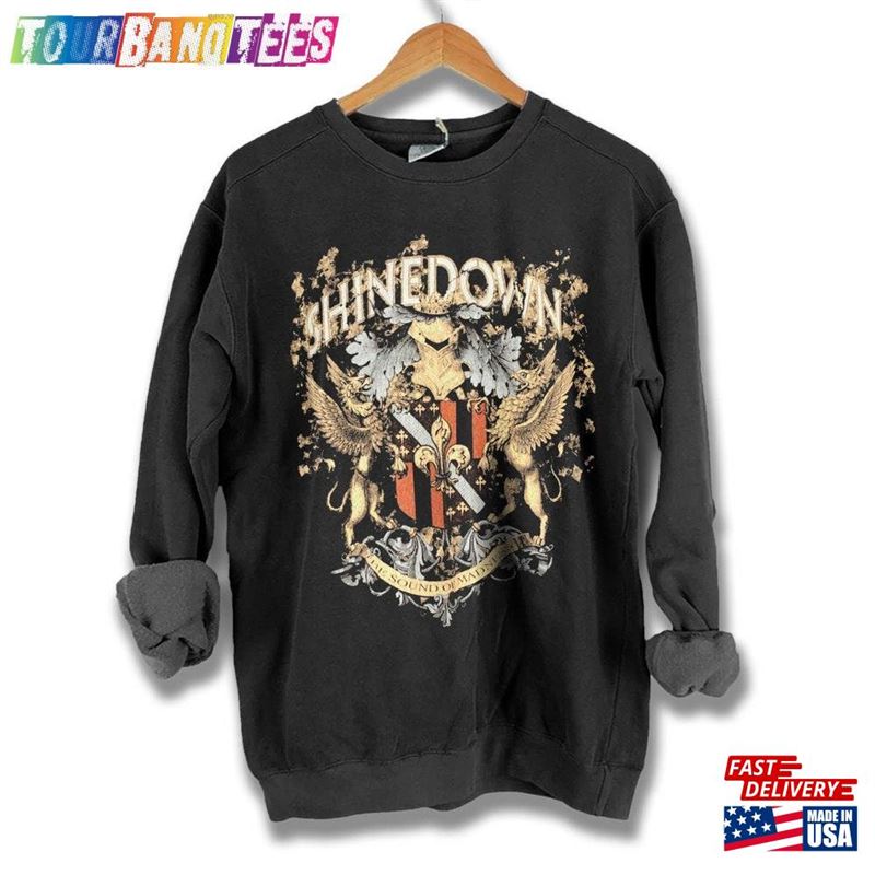 Shinedown Band 90S Vintage Shirt T-Shirt Rock Music Concert Sweatshirt 29Uf172002 – Utopia Fashion