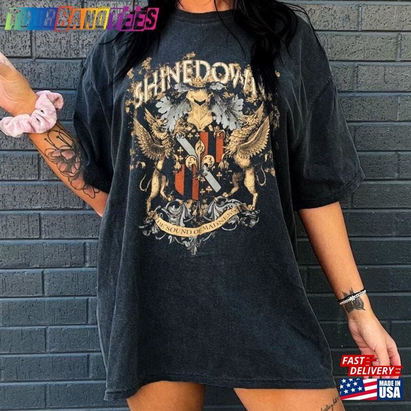 Shinedown Band 90S Vintage Shirt T-Shirt Rock Music Concert Sweatshirt 29Uf172002 – Utopia Fashion