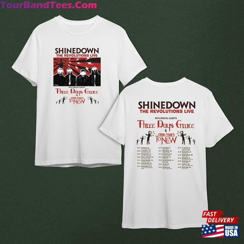 Shinedown Band The Revolutions Live Shirt Sweatshirt Unisex 29Uf165394 – Utopia Fashion