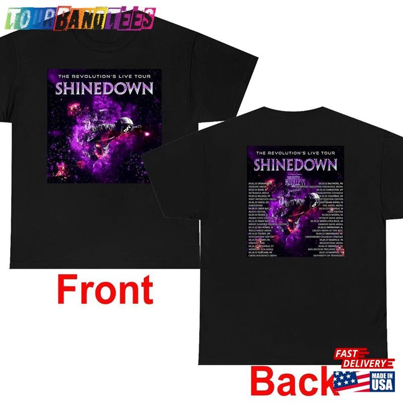 Shinedown The Revolution_S Live Tour Unisex Tshirt Music Shirt Gifts World T-Shirt Hoodie Classic 29Uf173133 – Utopia Fashion