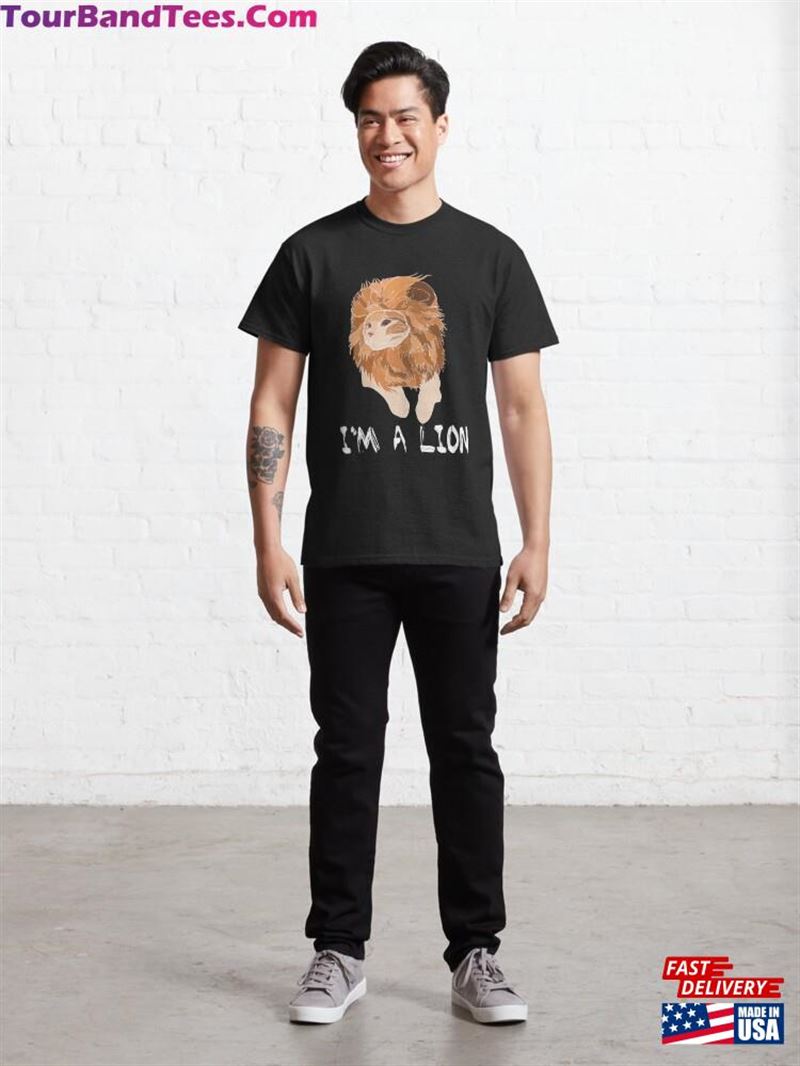 Show Your Love For Felines With Our Unique Quot Meow Shirt Designs Feature A Lion Unisex T-Shirt 29Uf182156 – Utopia Fashion