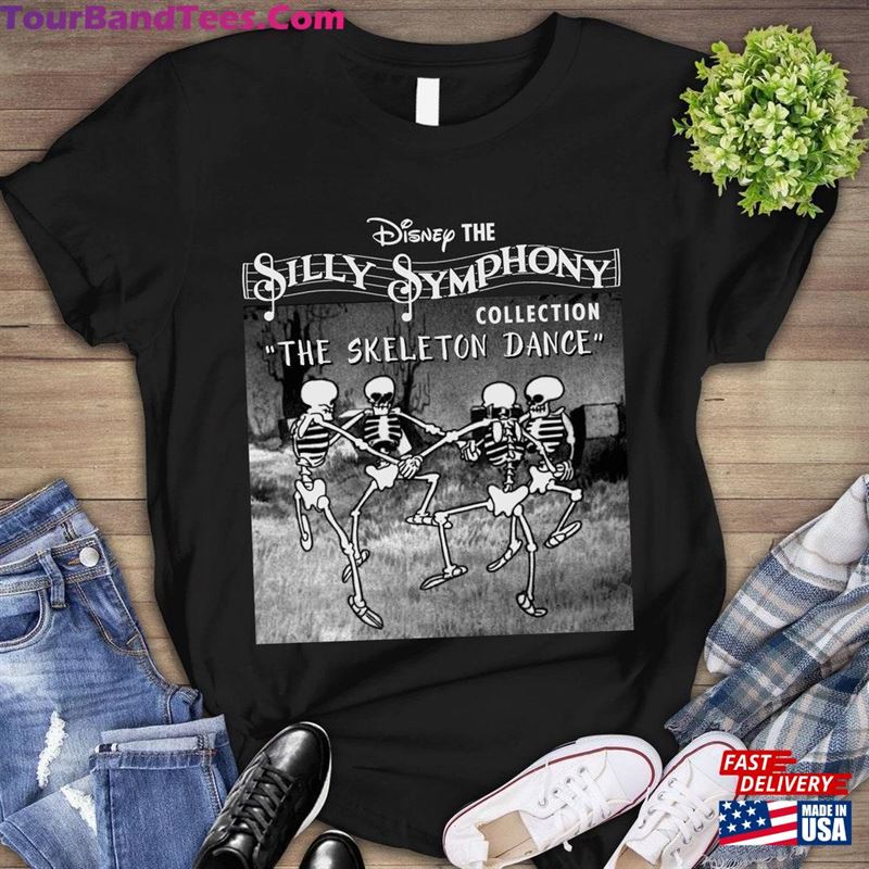 Silly Symphony Skeleton Dance Shirt The Spooky Halloween T-Shirt Sweatshirt 29Uf166154 – Utopia Fashion