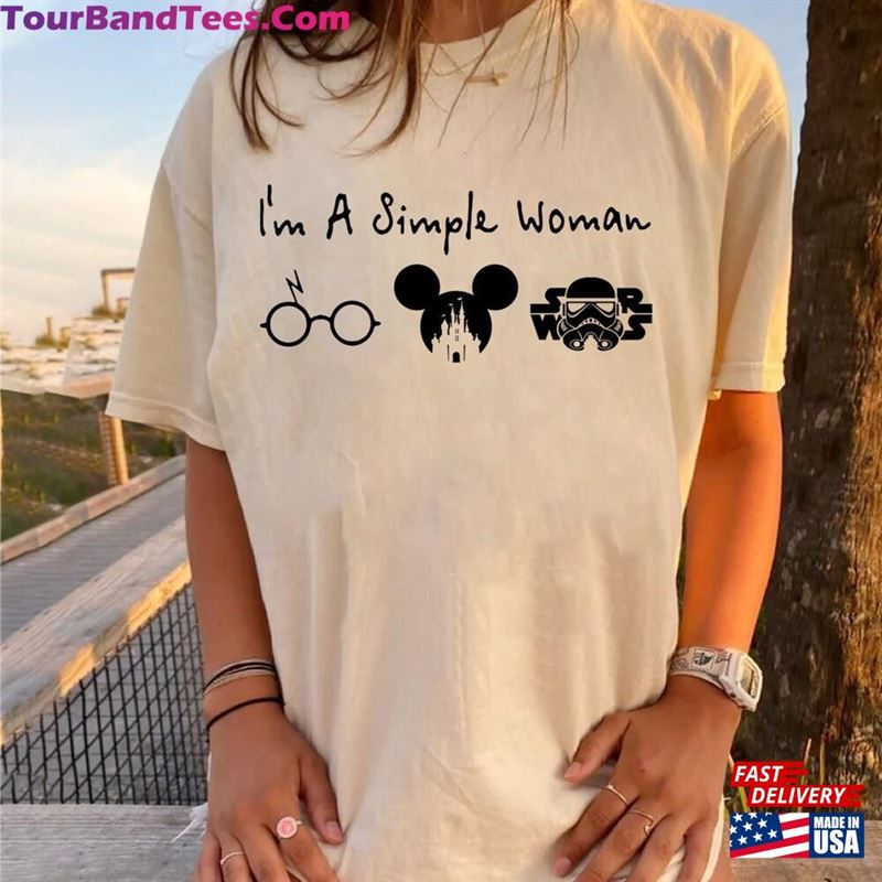 Simple Woman Shirt Custom Disney T-Shirt Unisex 29Uf177782 – Utopia Fashion