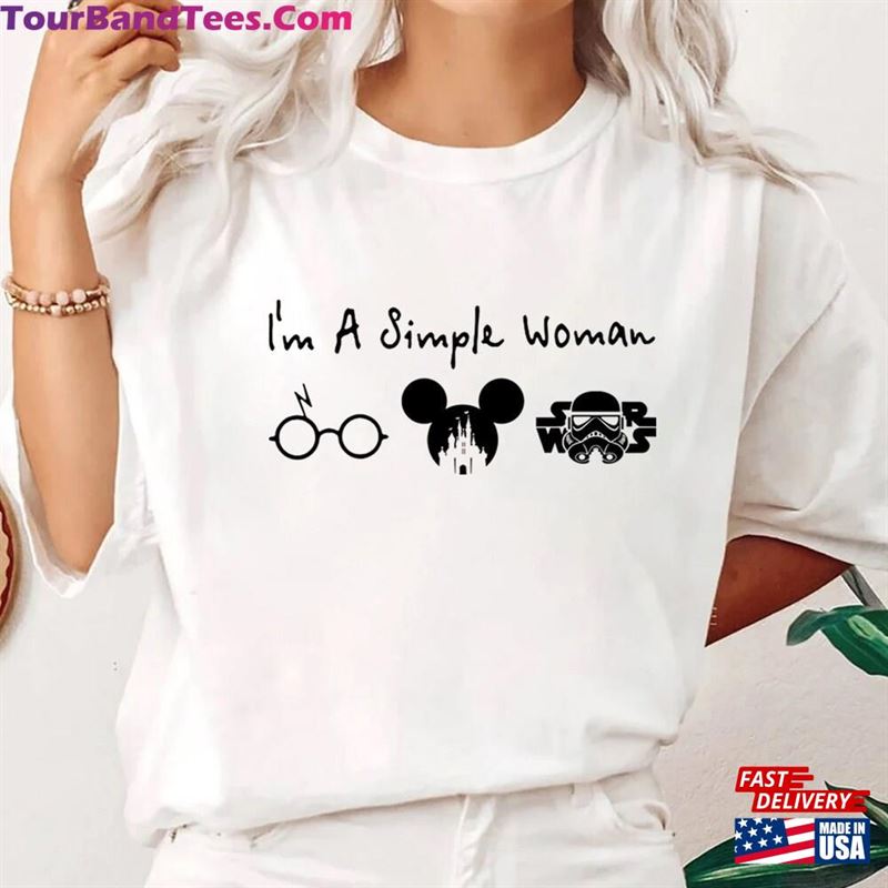 Simple Woman Shirt Custom Disney T-Shirt Unisex 29Uf177782 – Utopia Fashion