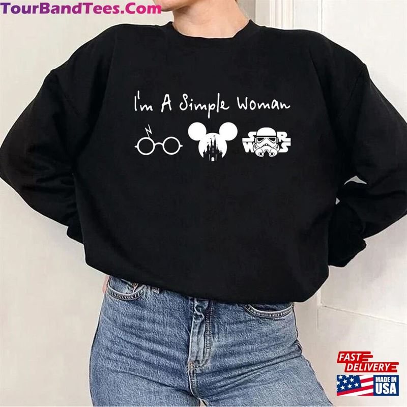 Simple Woman Shirt Custom Disney T-Shirt Unisex 29Uf177782 – Utopia Fashion