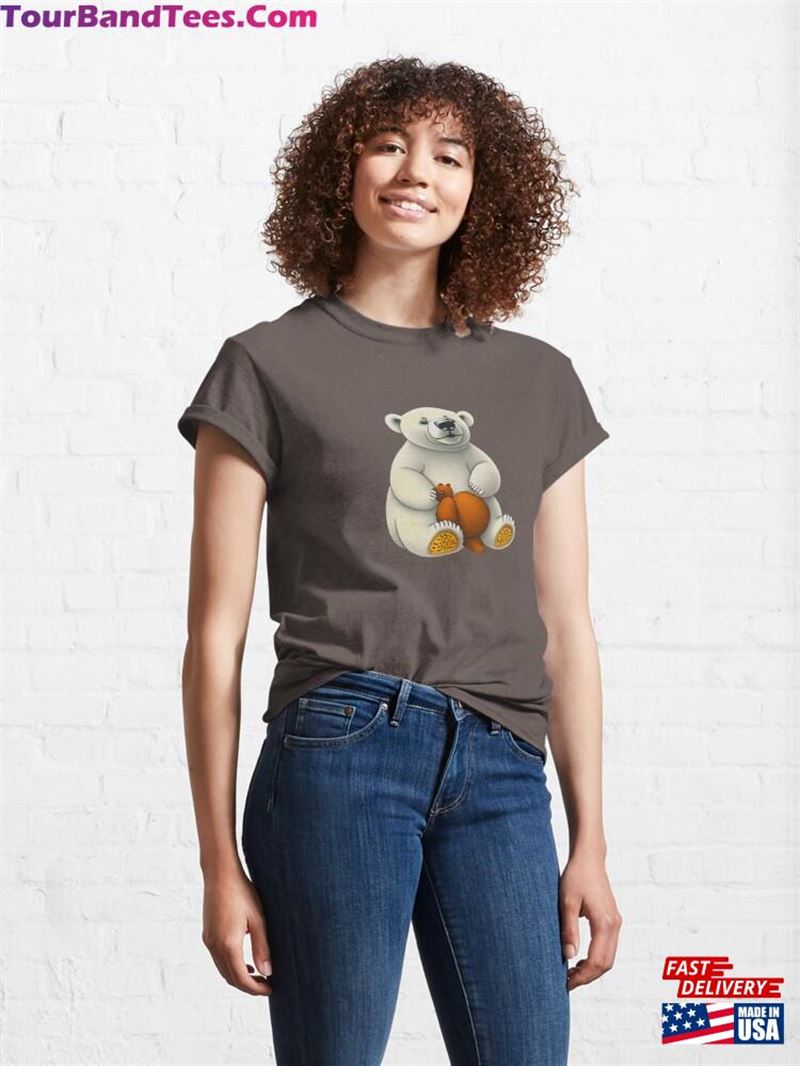 Sleepy Cartoon Polar Bear With Teddy Essential T-Shirt Sticker Classic Unisex Sweatshirt 29Uf181852 – Utopia Fashion