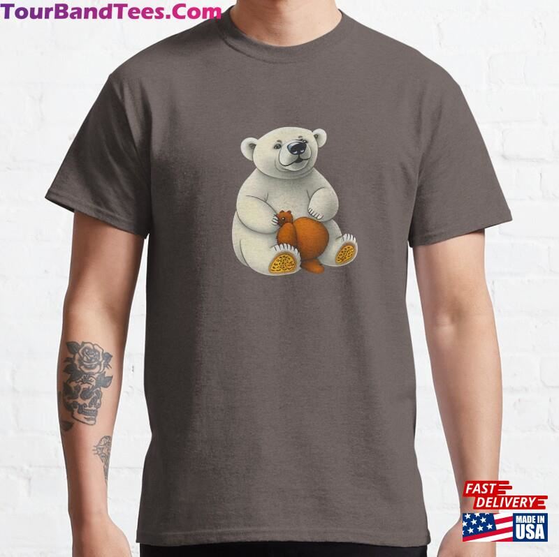 Sleepy Cartoon Polar Bear With Teddy Essential T-Shirt Sticker Classic Unisex Sweatshirt 29Uf181852 – Utopia Fashion