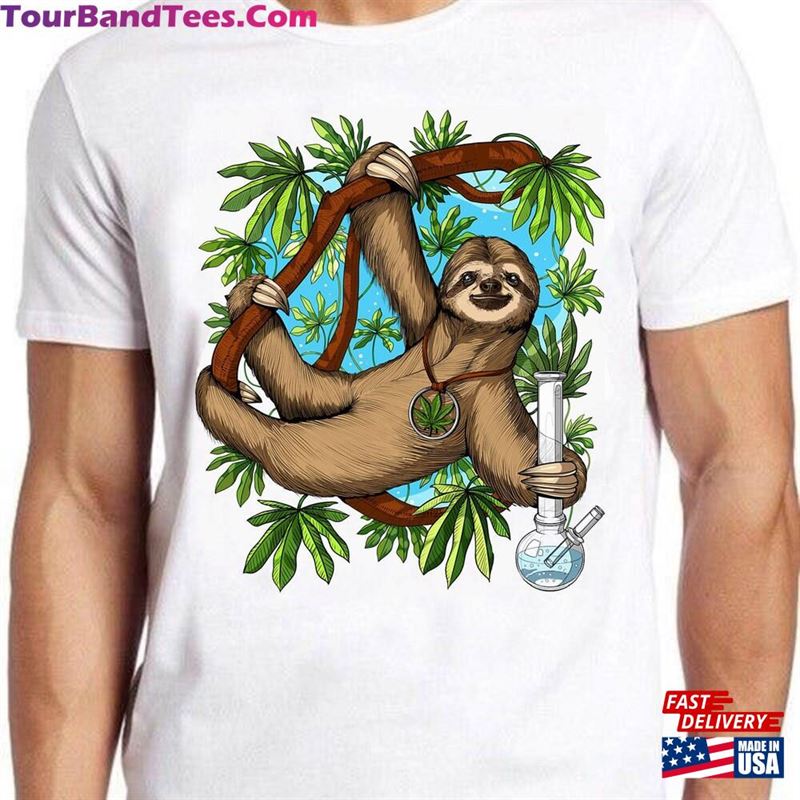 Sloth Weed Stoner Funny Meme Gift Tee Gamer Cult Movie T-Shirt Classic 29Uf181997 – Utopia Fashion