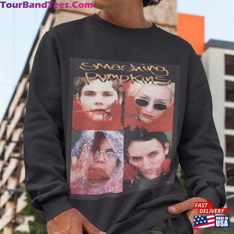 Smashing Pumpkins Band Shirt Spirits On Fire Tour Sweatshirt Unisex 29Uf167045 – Utopia Fashion