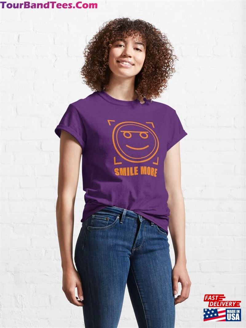 Smile More Classic T-Shirt Unisex 29Uf166741 – Utopia Fashion