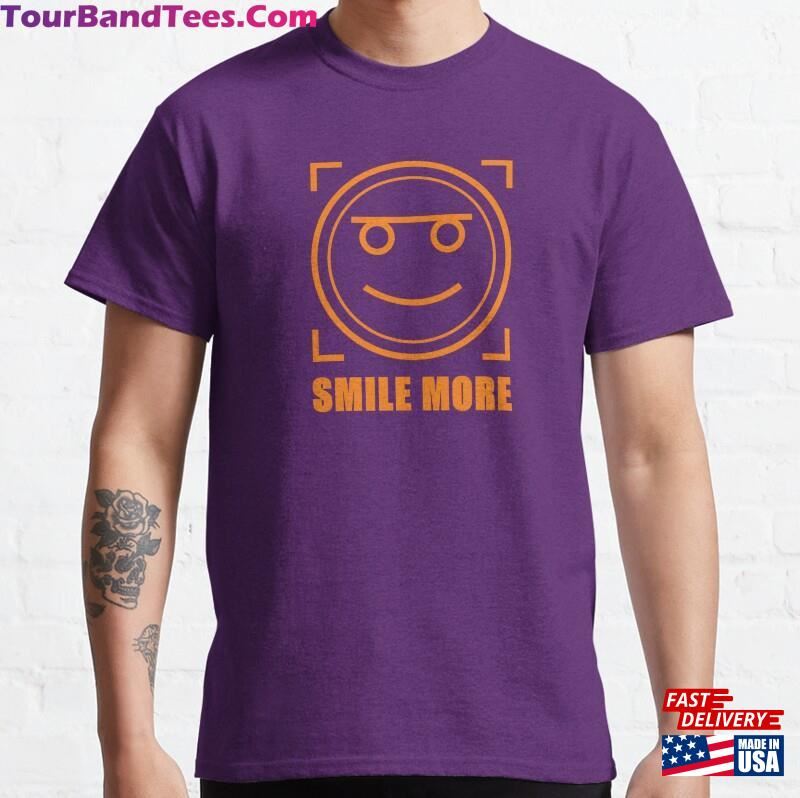 Smile More Classic T-Shirt Unisex 29Uf166741 – Utopia Fashion