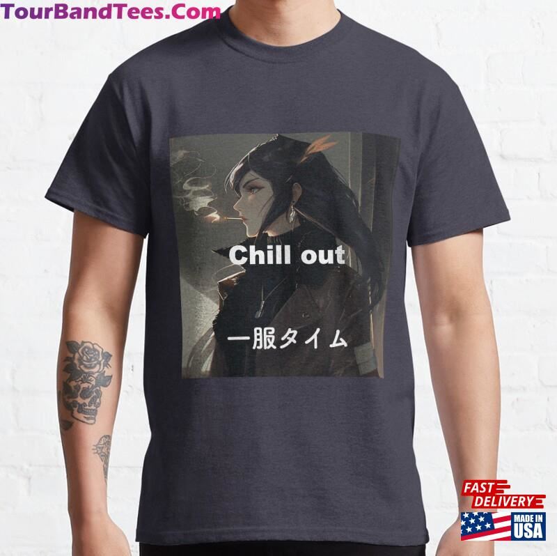 Smokin’Anime Girl Classic T-Shirt Hoodie 29Uf172814 – Utopia Fashion