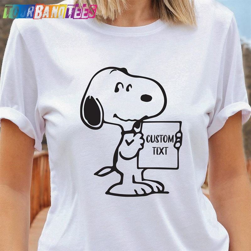 Snoopy Custom Text Shirt Sweatshirt Personalized Unisex T-Shirt 29Uf177886 – Utopia Fashion