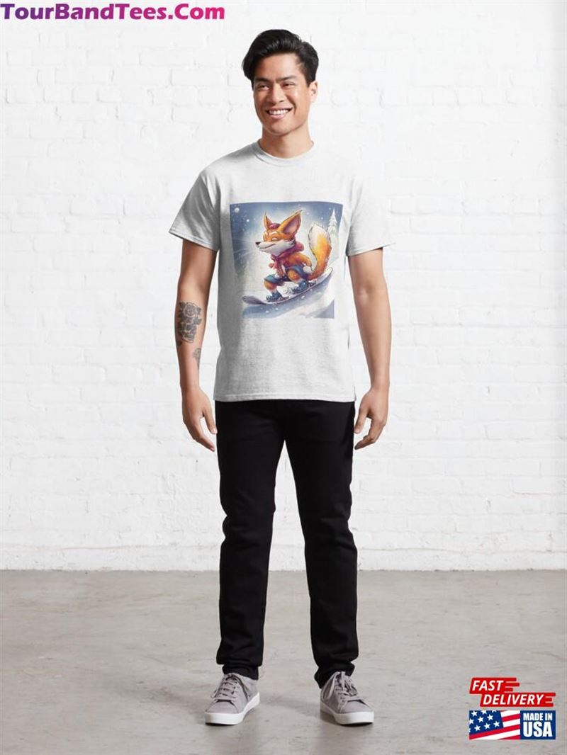 Snowboarding Fox Classic T-Shirt Unisex 29Uf177113 – Utopia Fashion