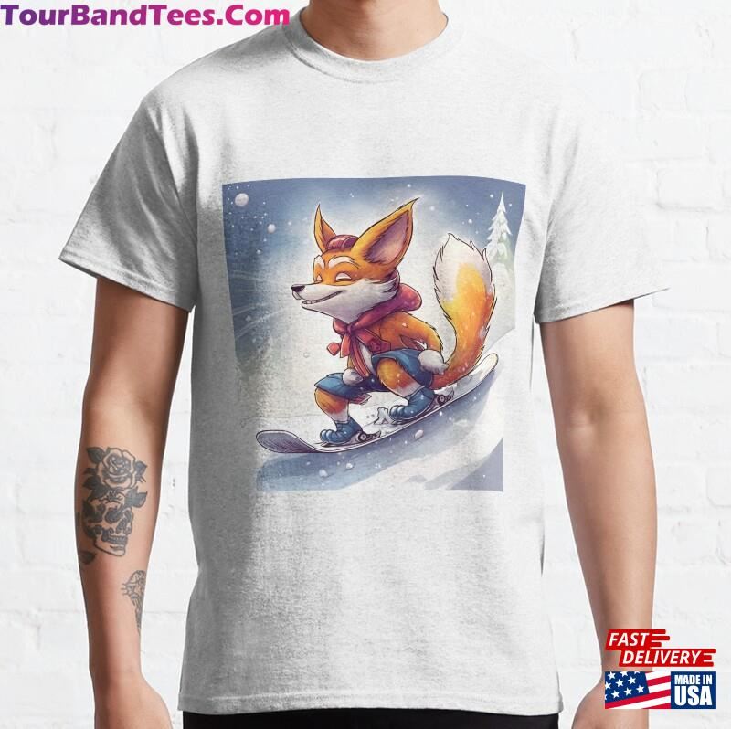 Snowboarding Fox Classic T-Shirt Unisex 29Uf177113 – Utopia Fashion