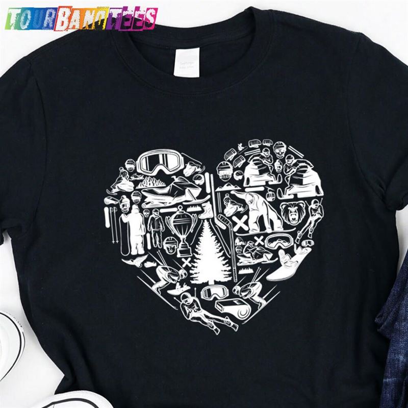 Snowboarding Heart Shirt Tank Hoodie T-Shirt Unisex 29Uf176361 – Utopia Fashion