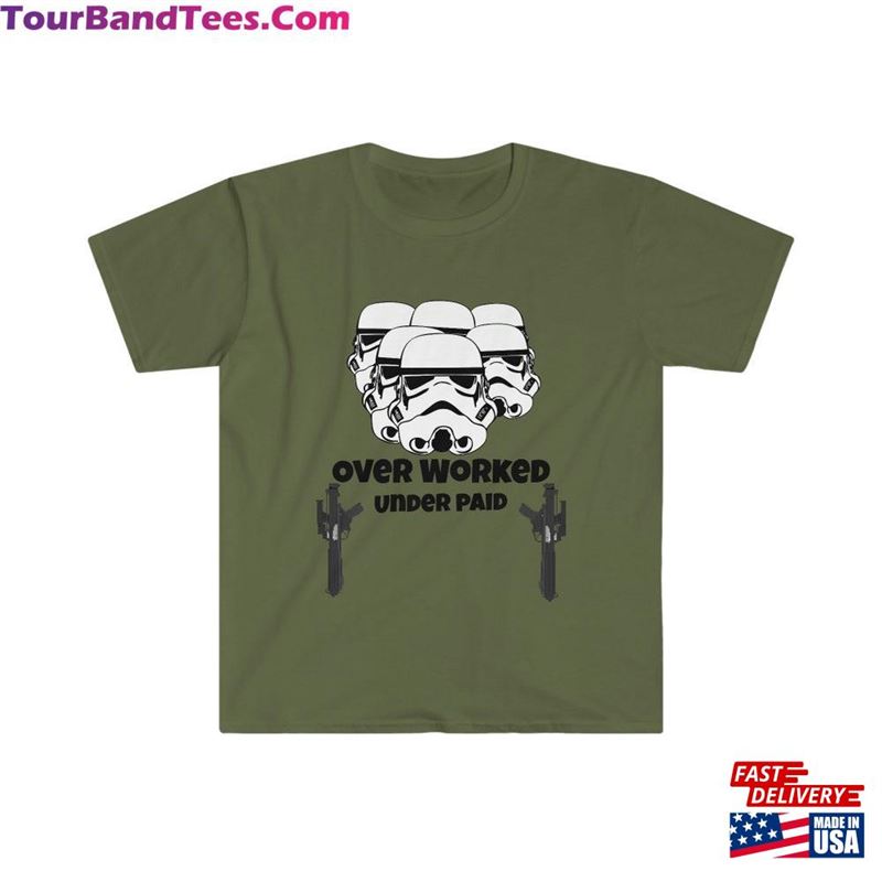 Softstyle T-Shirt Stormtrooper Over Worked Unisex 29Uf166287 – Utopia Fashion