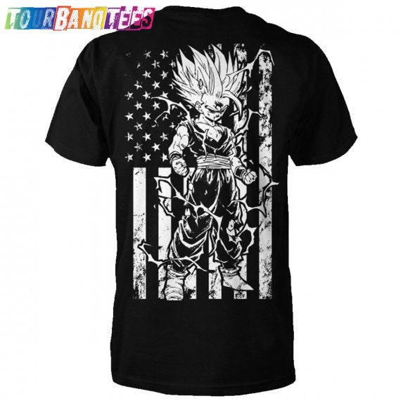 Son G@Ku Dr@Gon Ball American Flag 2D T-Shirt Sweatshirt 29Uf176521 – Utopia Fashion