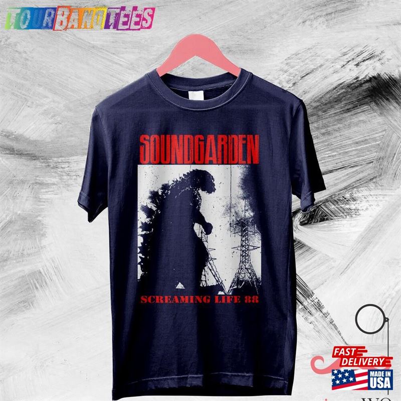 Soundgarden Screaming Life 88’Tour T-Shirt Shirt Classic Unisex 29Uf172589 – Utopia Fashion