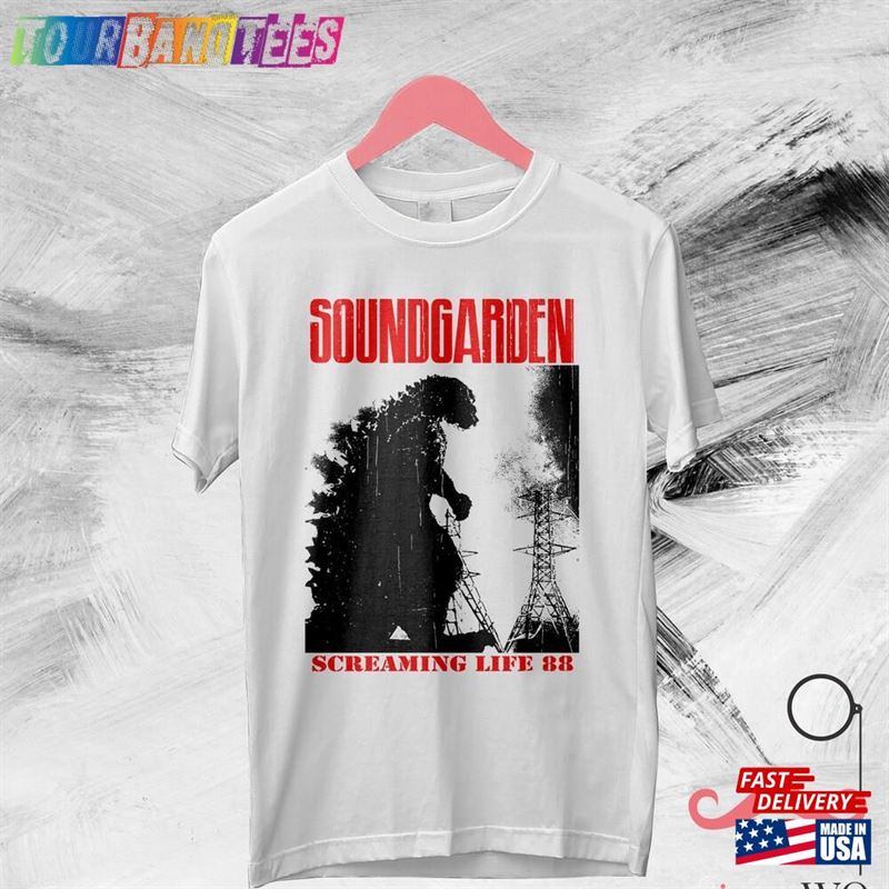 Soundgarden Screaming Life 88’Tour T-Shirt Shirt Classic Unisex 29Uf172589 – Utopia Fashion