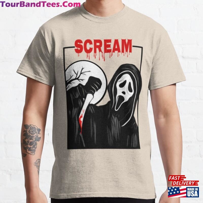 Spooky Cartoon Movie And Scary Ghost Face Classic T-Shirt Hoodie 29Uf187055 – Utopia Fashion